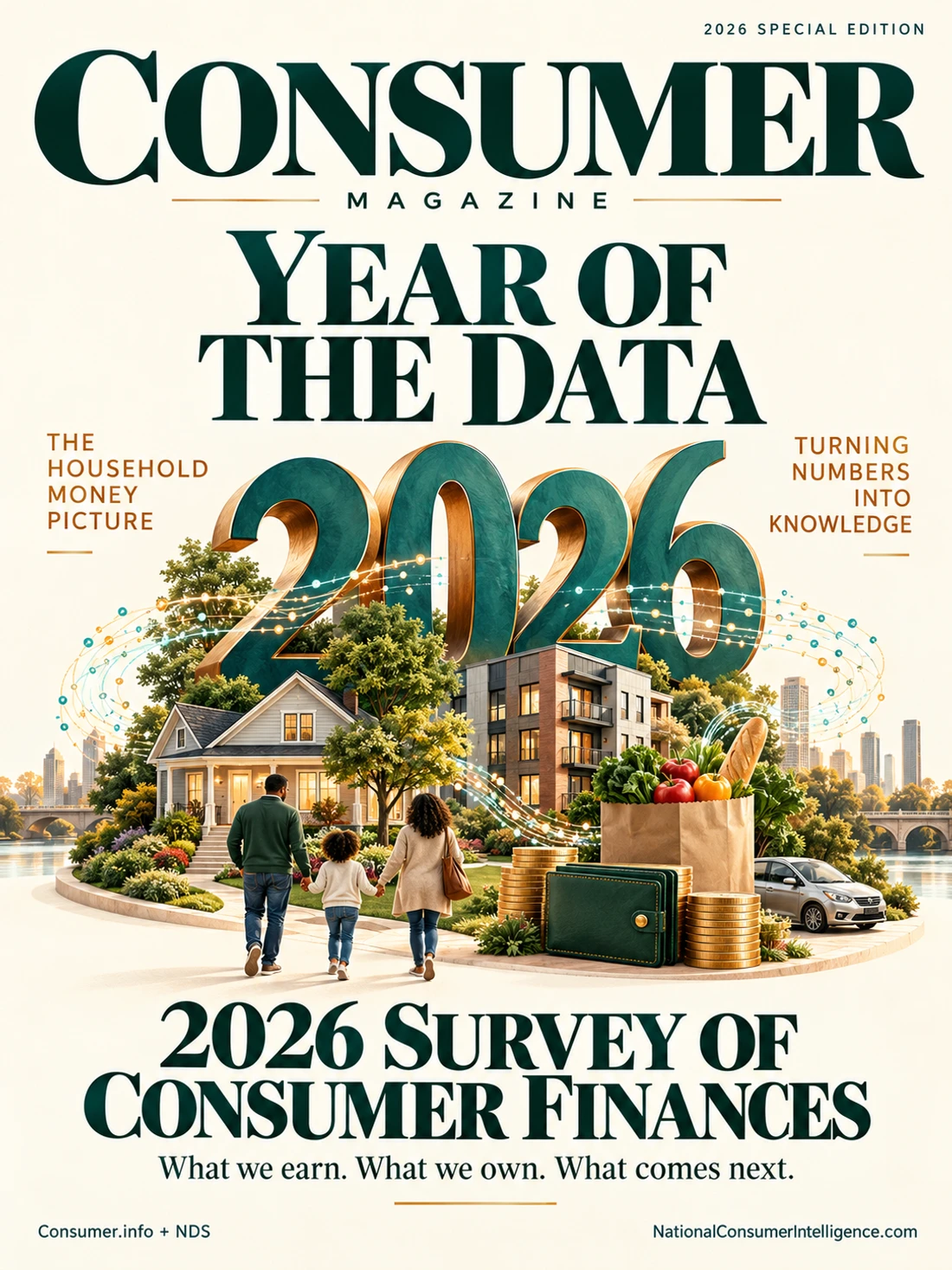 Consumer Magazine cover: Year of the Data, 2026 Survey of Consumer Finances